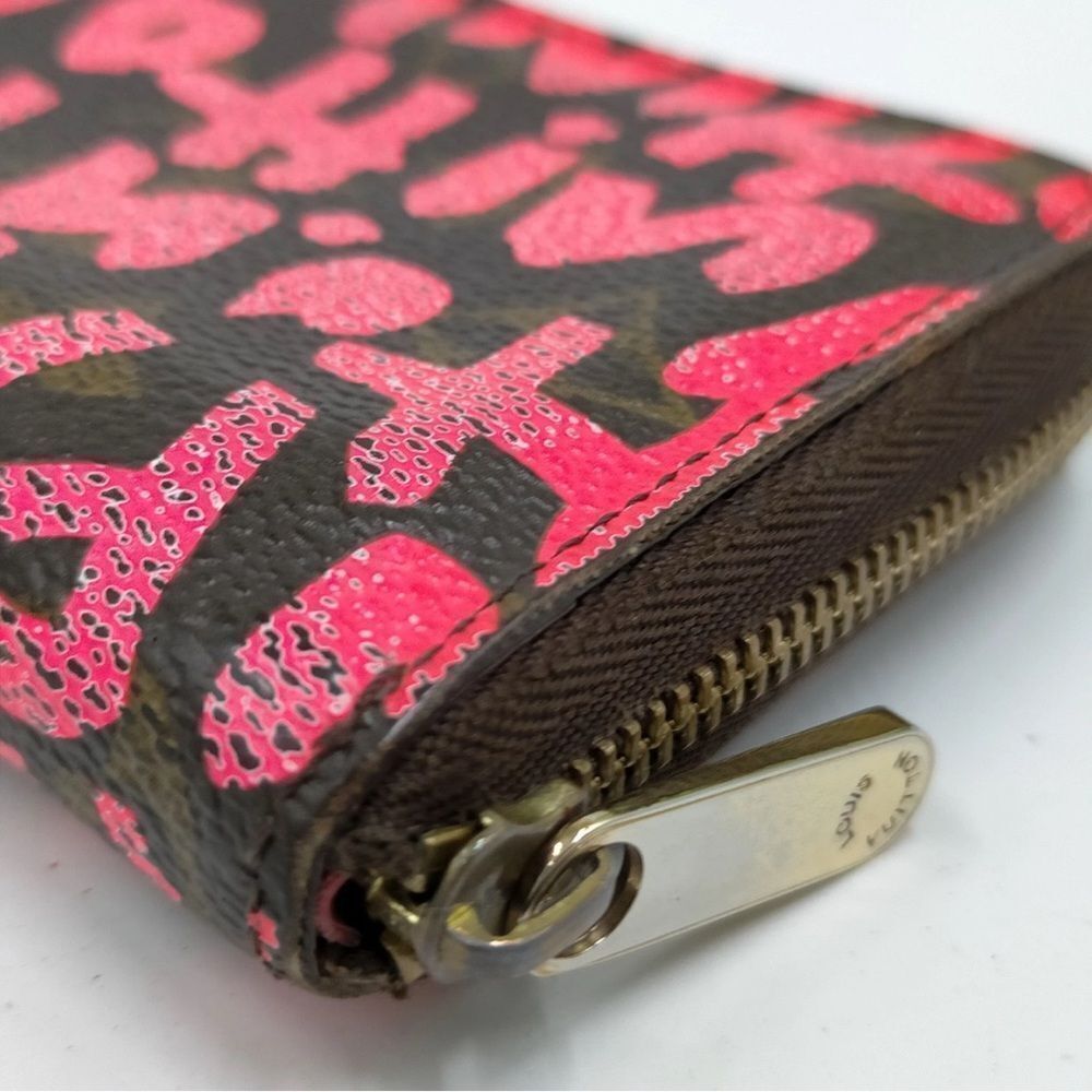 Louis Vuitton Stephen Sprouse Graffiti Monogram Canvas Compact Zippy Ltd M93707 - Picture 4 of 10